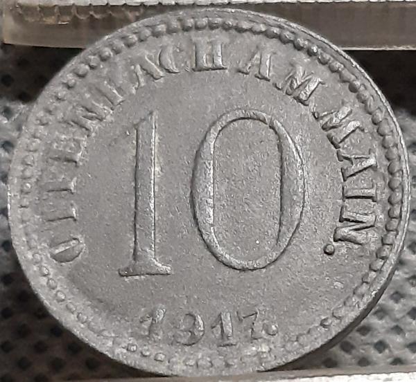 Vokietija-Tokenas 10 Pfenigų 1917 Cinkas (1209)