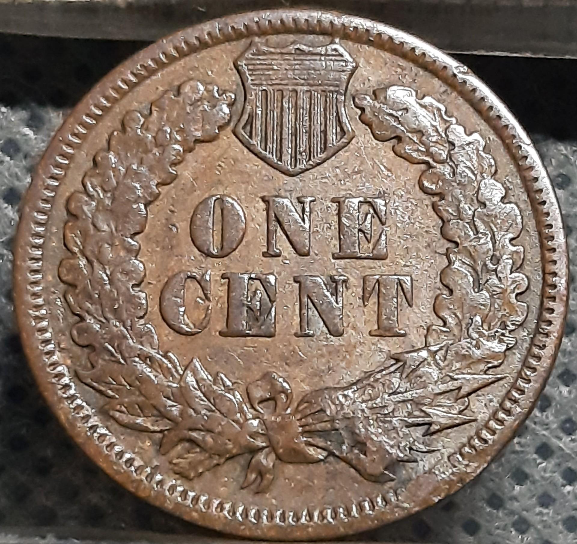 JAV 1 Centas 1892 KM#90a Bronza (1306)