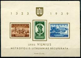 Jubiliejinis blokas Vilniaus įkūrimo metinėms. 1939m.