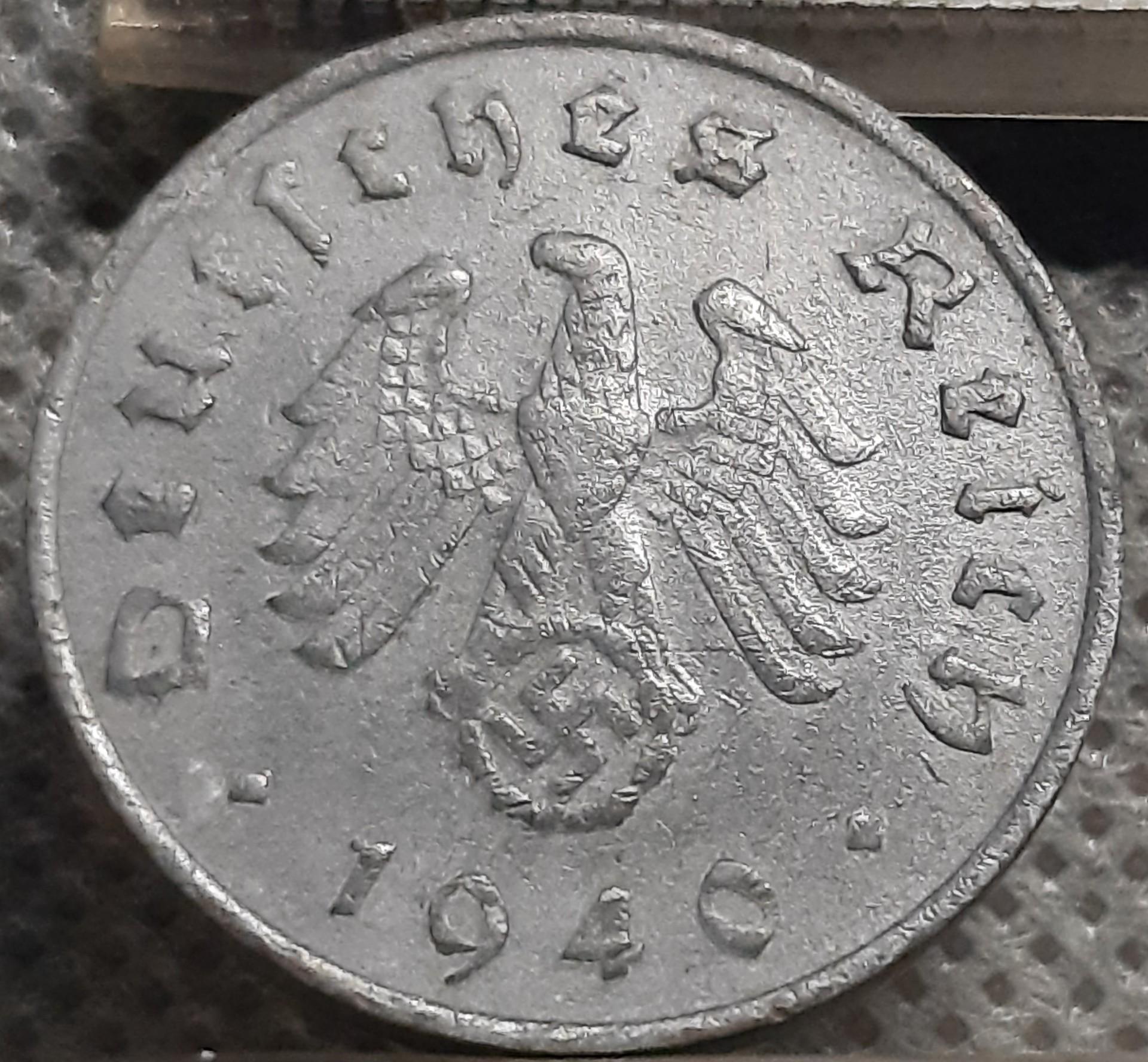 Vokietija 10 Reichspfenigų 1940 G KM#99 (1360)