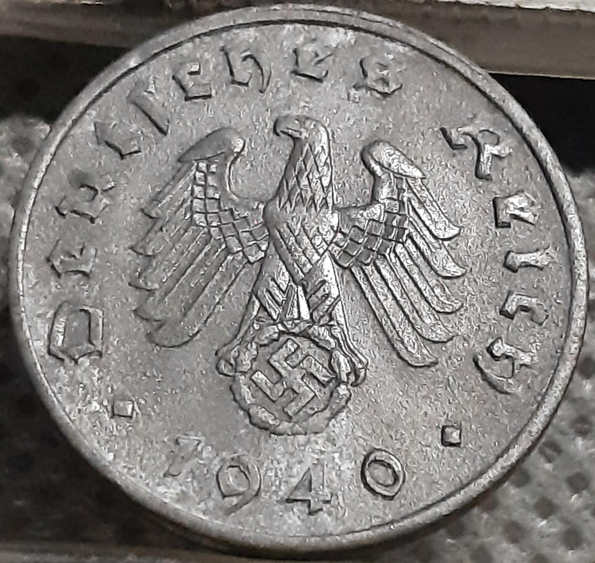 Vokietija 1 Reichspfenigas 1940 A KM#97 (1362)