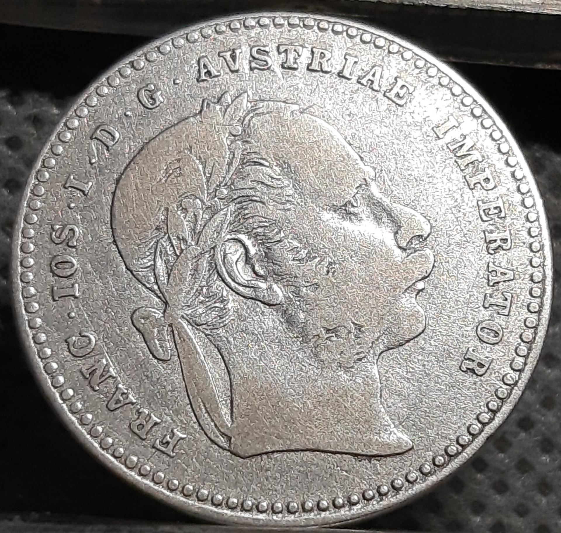 Austrija 20 Kreicerių 1868 KM#2212 (1369)