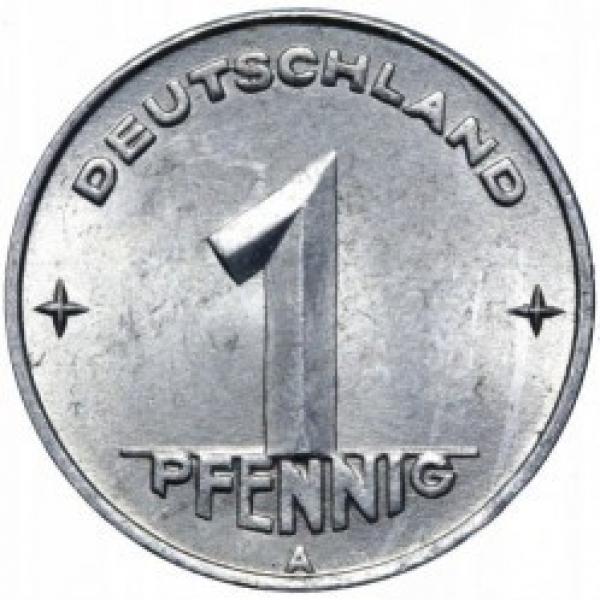 1 pfenigas VDR, 1948