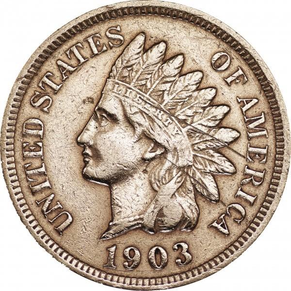 JAV. 1 centas. 1903 m.