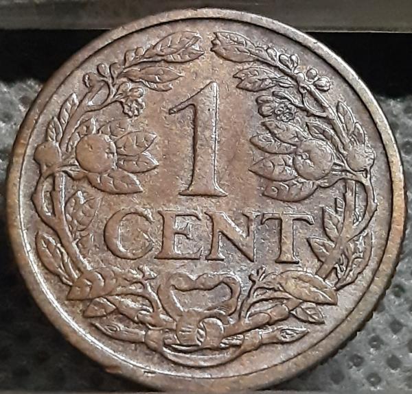 Nyderlandai 1 Centas 1916 KM#152 Bronza (1525)