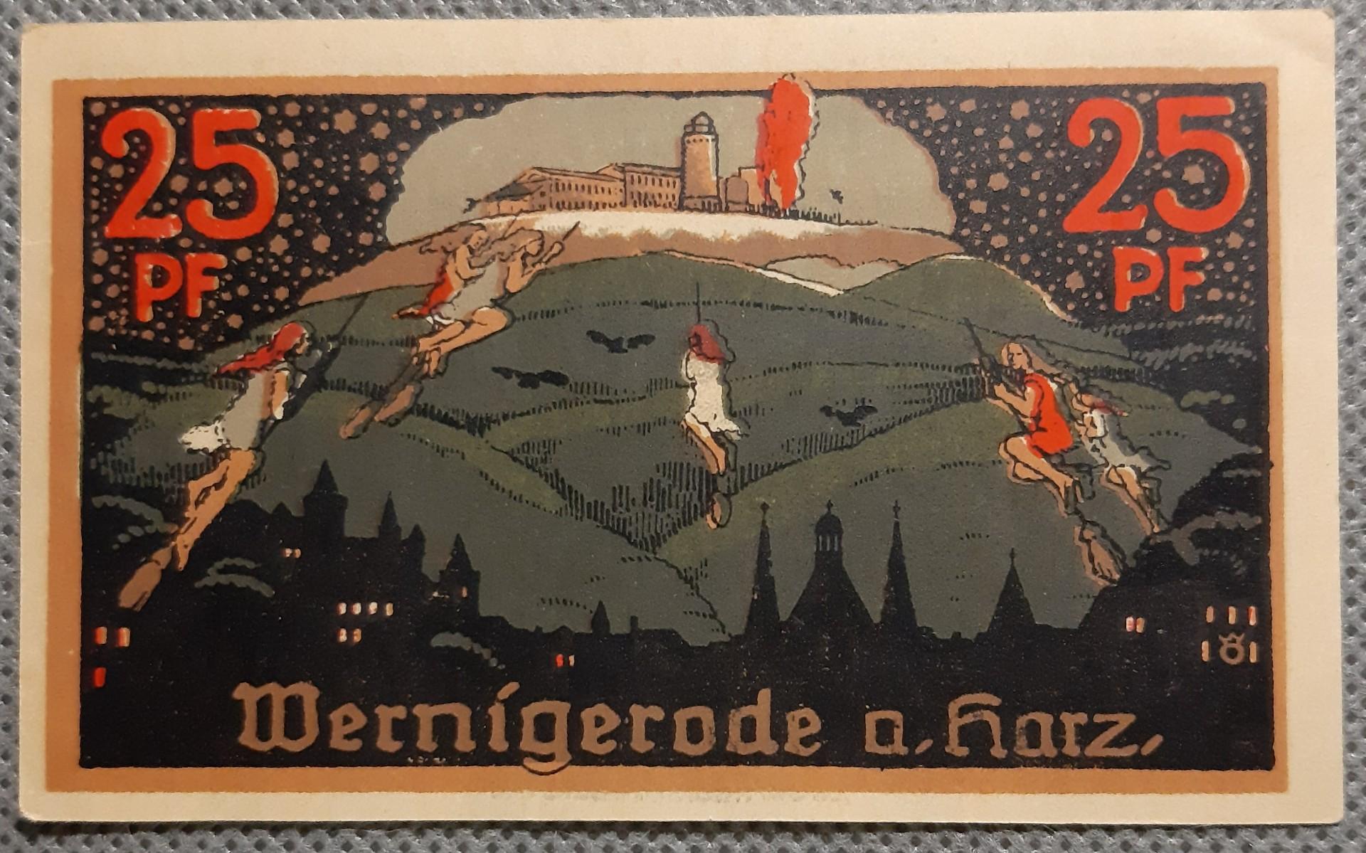 Vokietija 25 Pfenigai Wernigerode 1920 (1543)