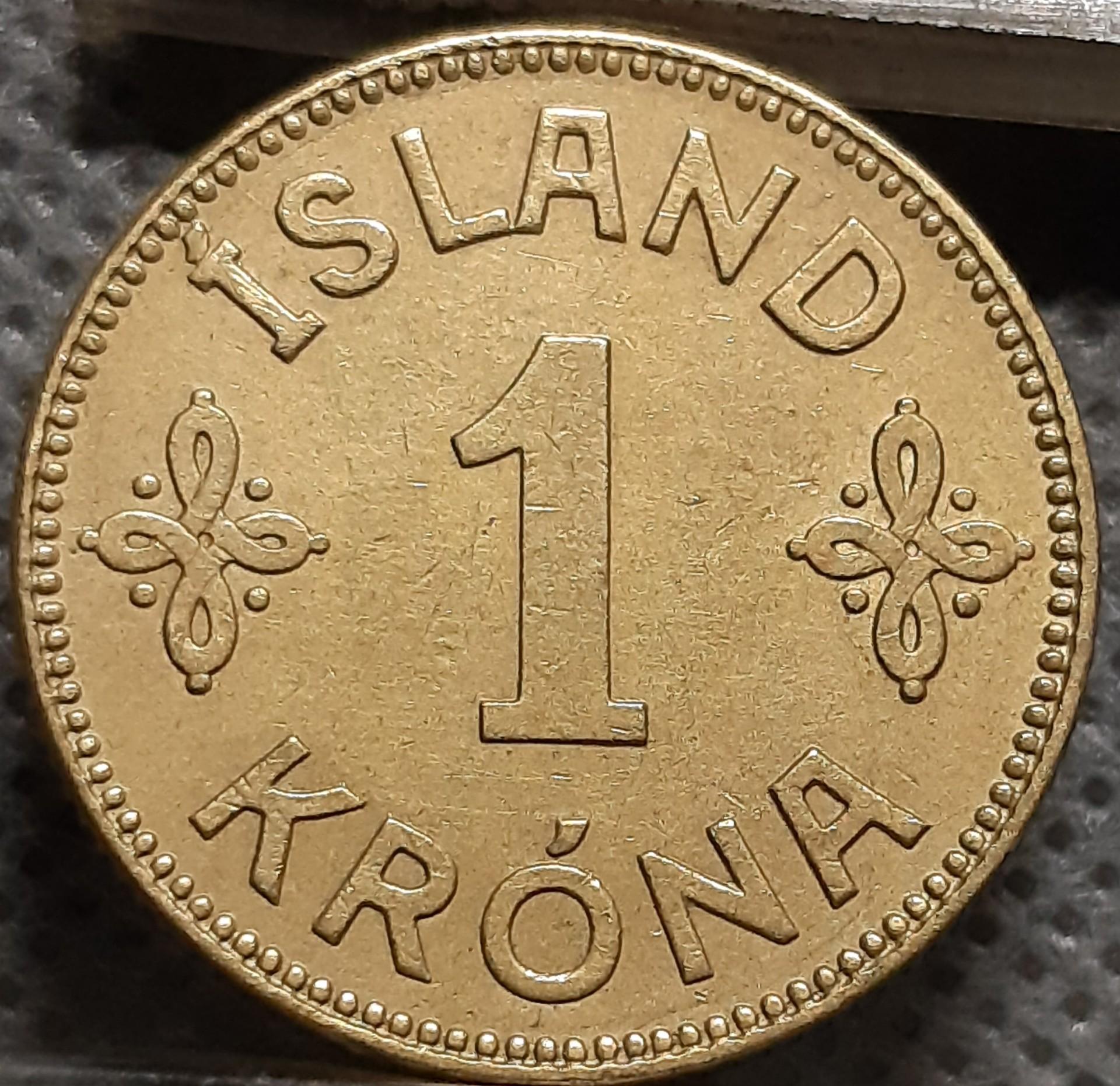 Islandija 1 Krona 1940 N KM#3 (1553)