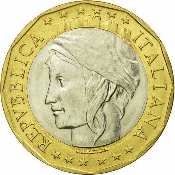 1000 lirų Italija, 1998m.