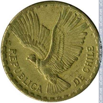 10 sentesimų Čilė 1965m.