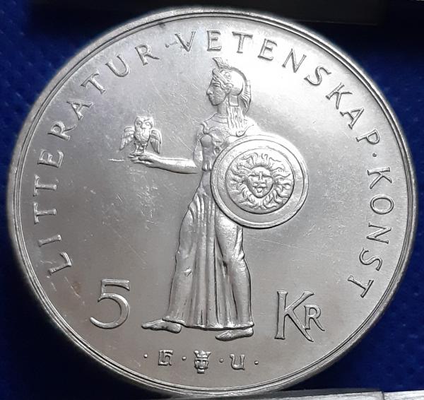 Švedija 5 Kronos 1962 Proginė KM#838 (1659)  