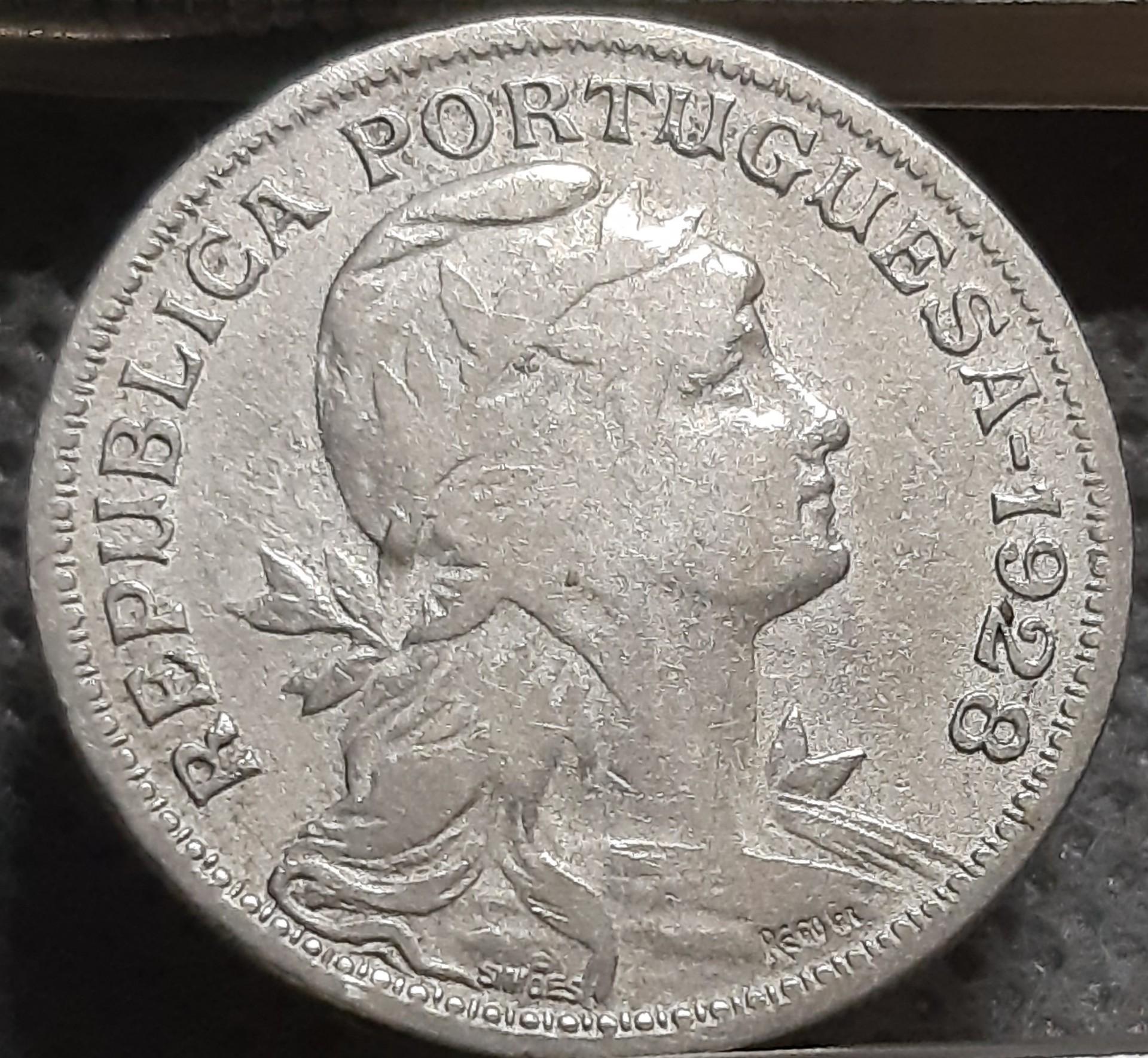 Portugalija 50 Sentavų 1928 KM#577 (1682)