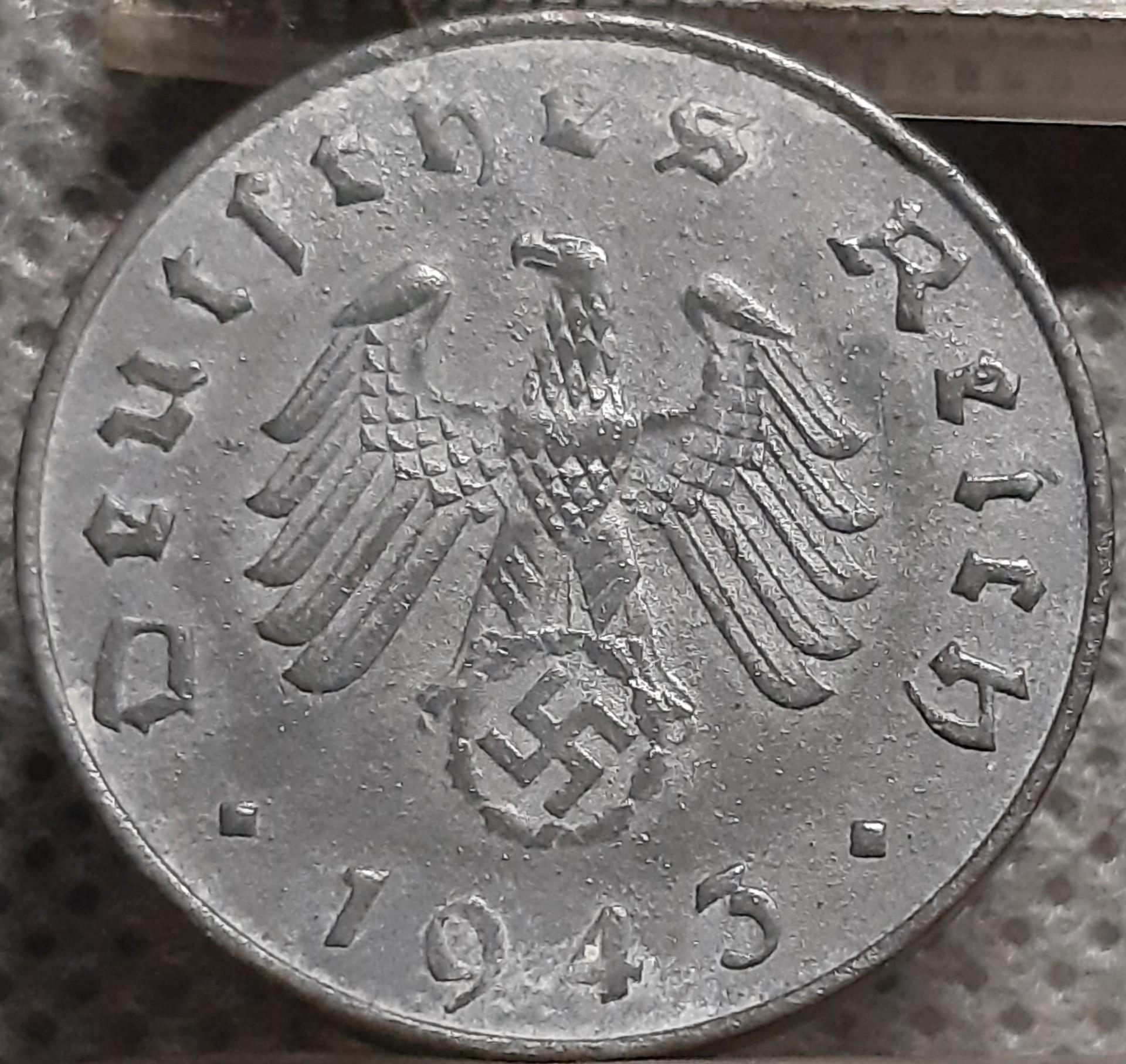 Trečiasis Reichas 10 Reichspfenigų 1943 B (1697)