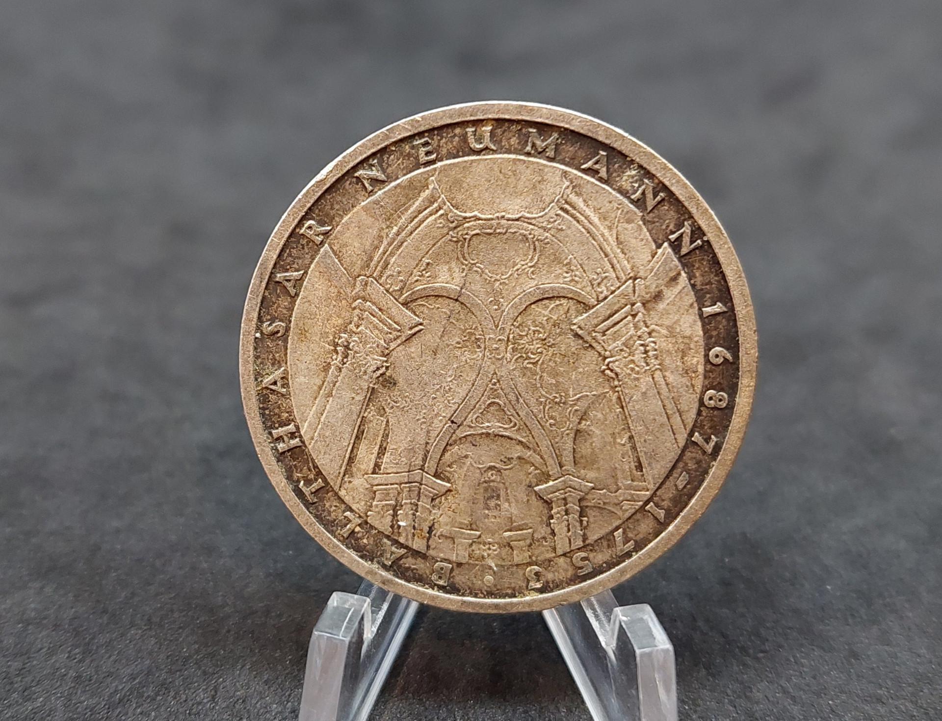 5 Markės sidabrinė moneta