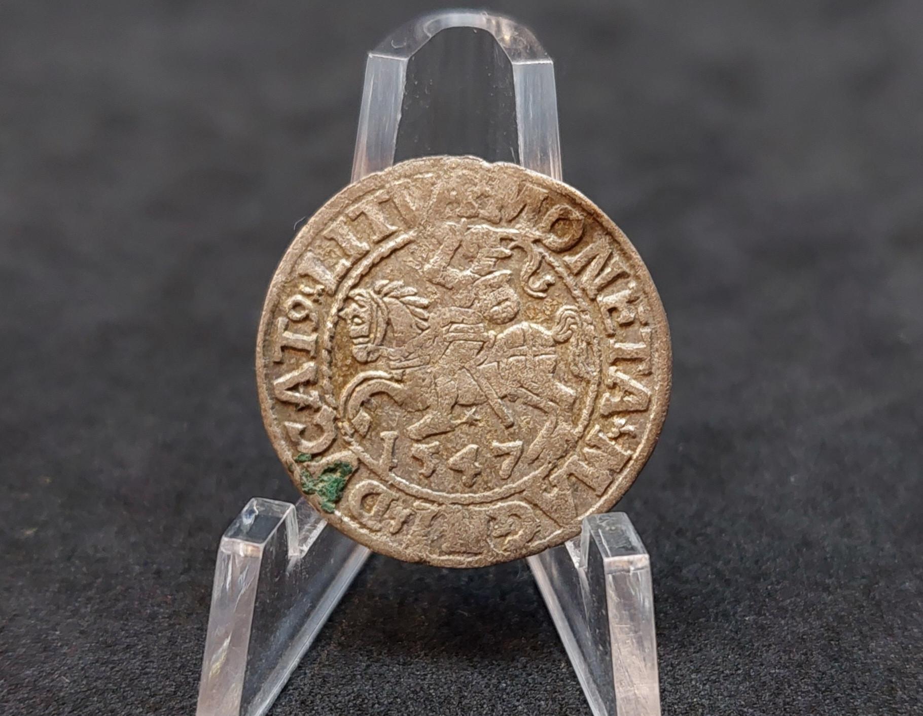 Lietuviškas Žygimanto Augusto Pusgrašis 1547