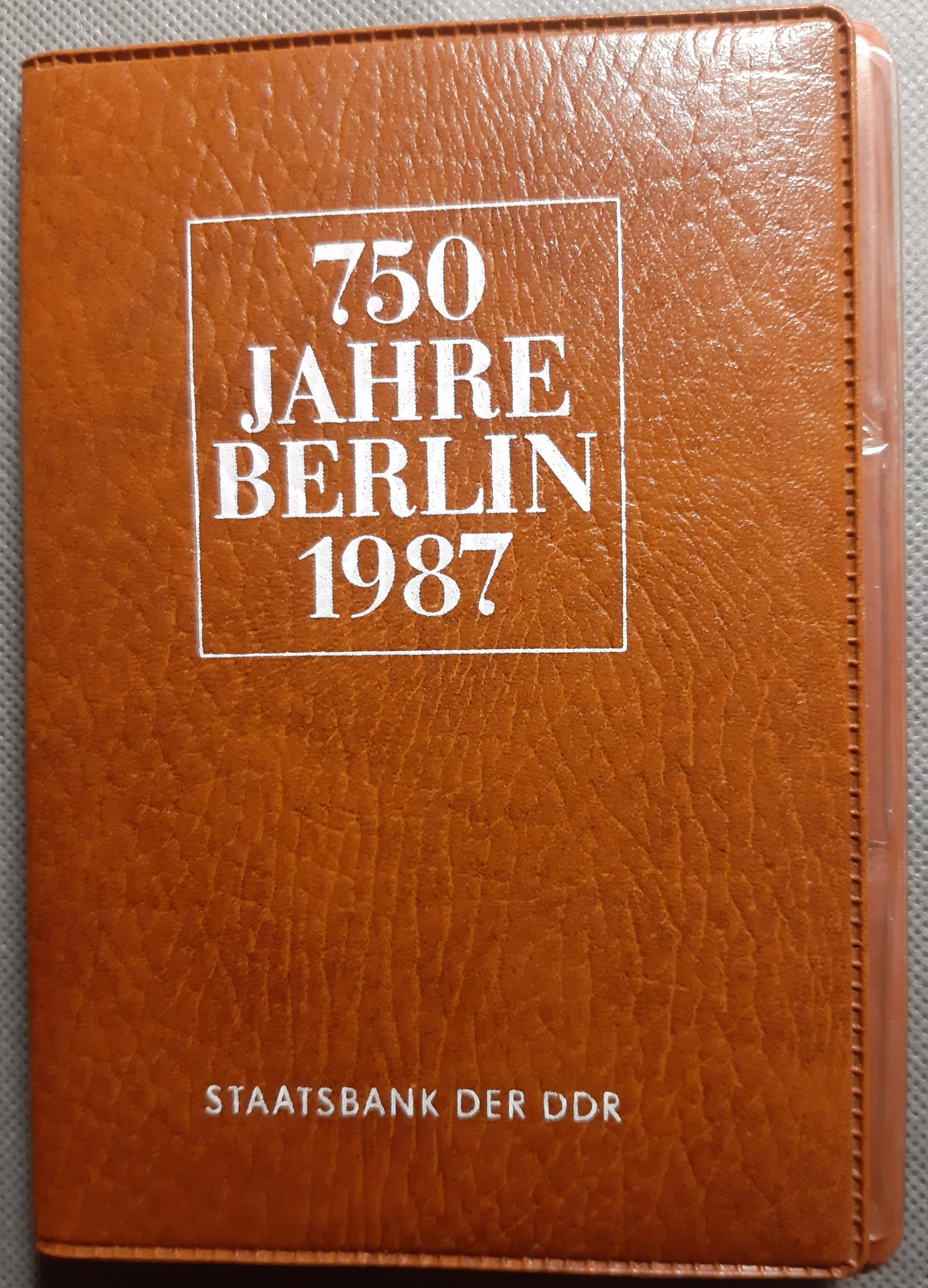 Vokietija Rinkinys 750 Metų Berlynui 1987 (1728)