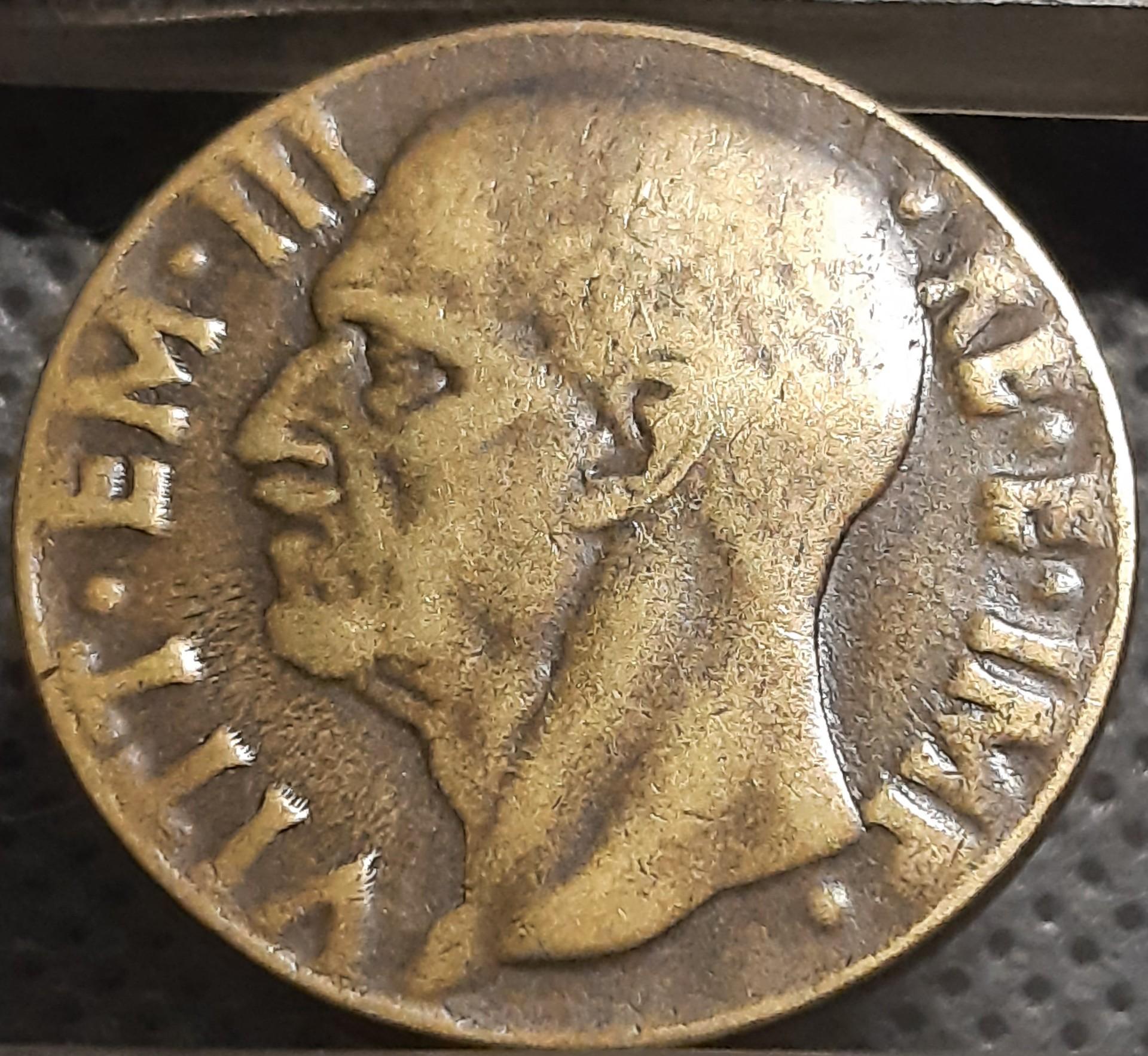 Italija 10 Čentezimų 1943 KM#74a (1749)