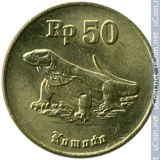 50 rupijų Indonezija 1995