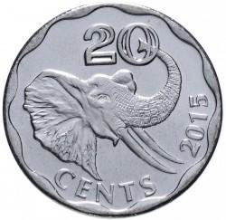 20 centų Esvatinis (Svazilandas) 2015m.
