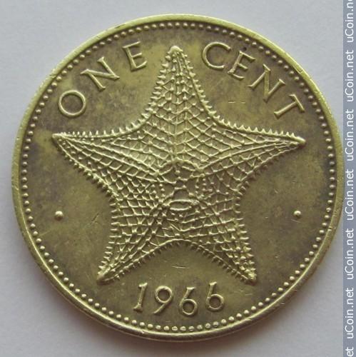 1 centas Bahamai 1969m.