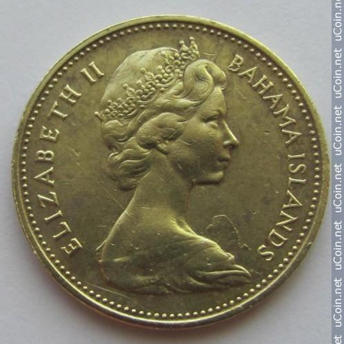 1 centas Bahamai 1969m.