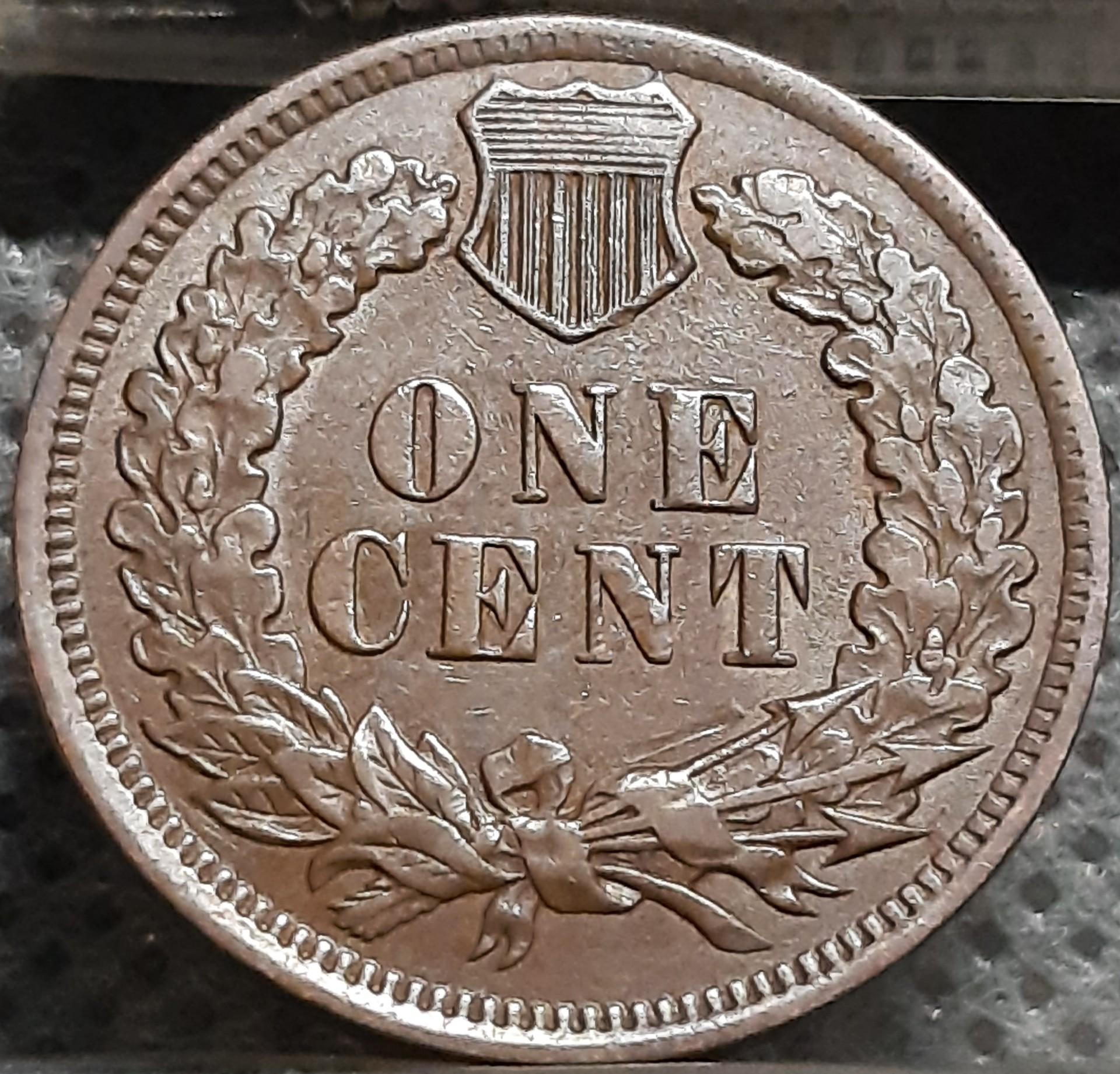 JAV 1 Centas 1902 KM#90a Bronza (1836)