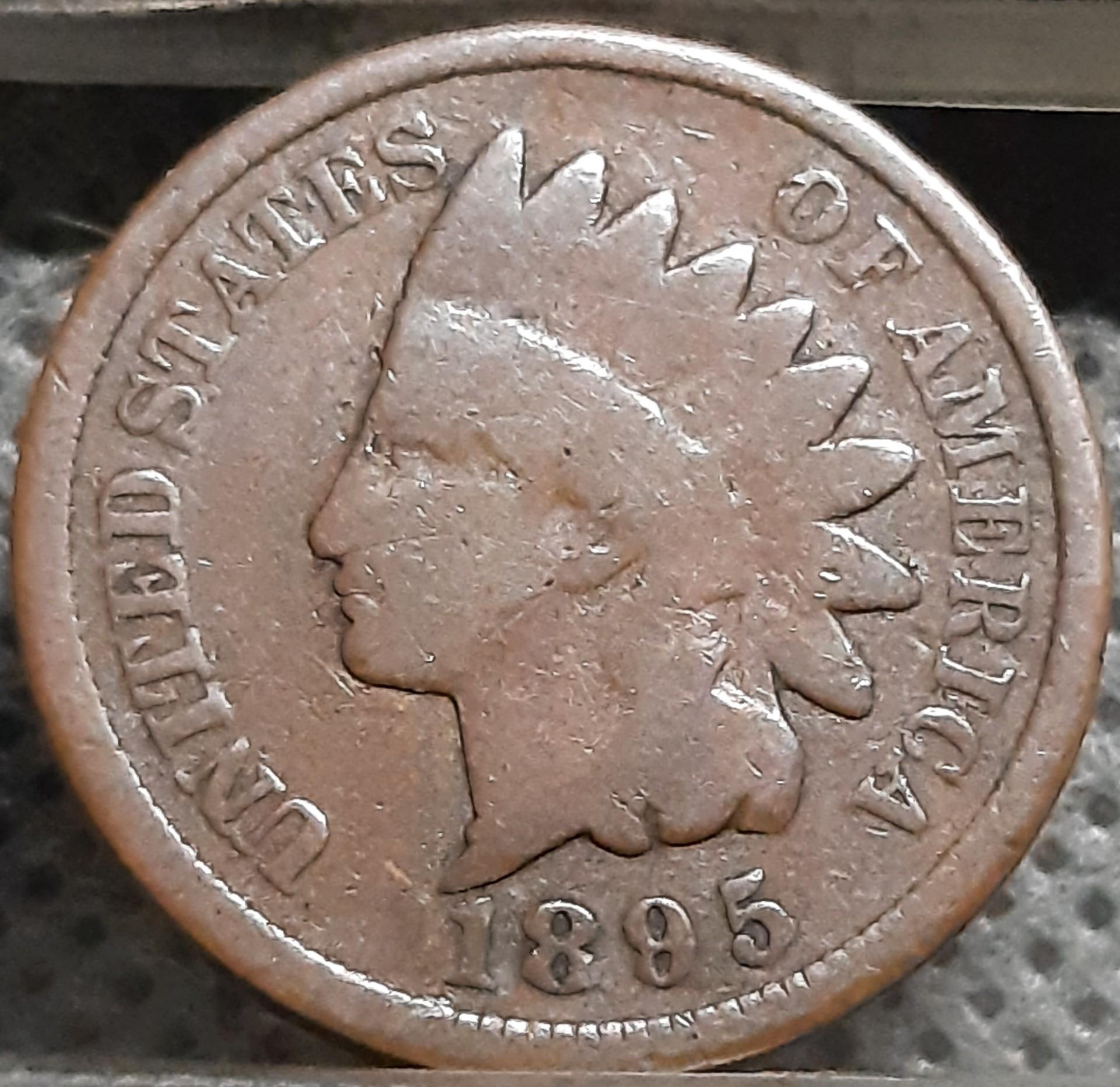JAV 1 Centas 1895 KM#90a Bronza (1837)