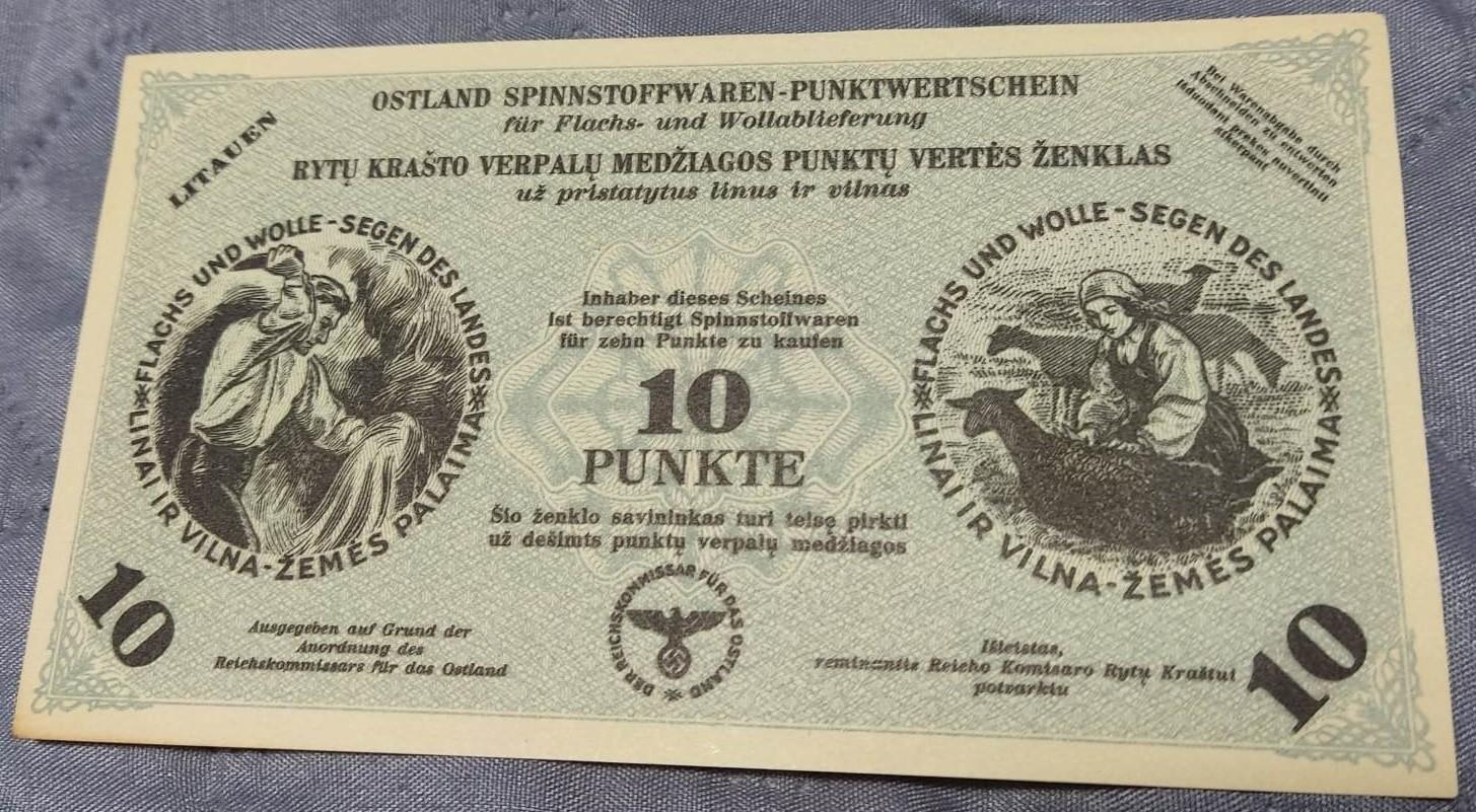 Lietuva  10 Punktų UNC