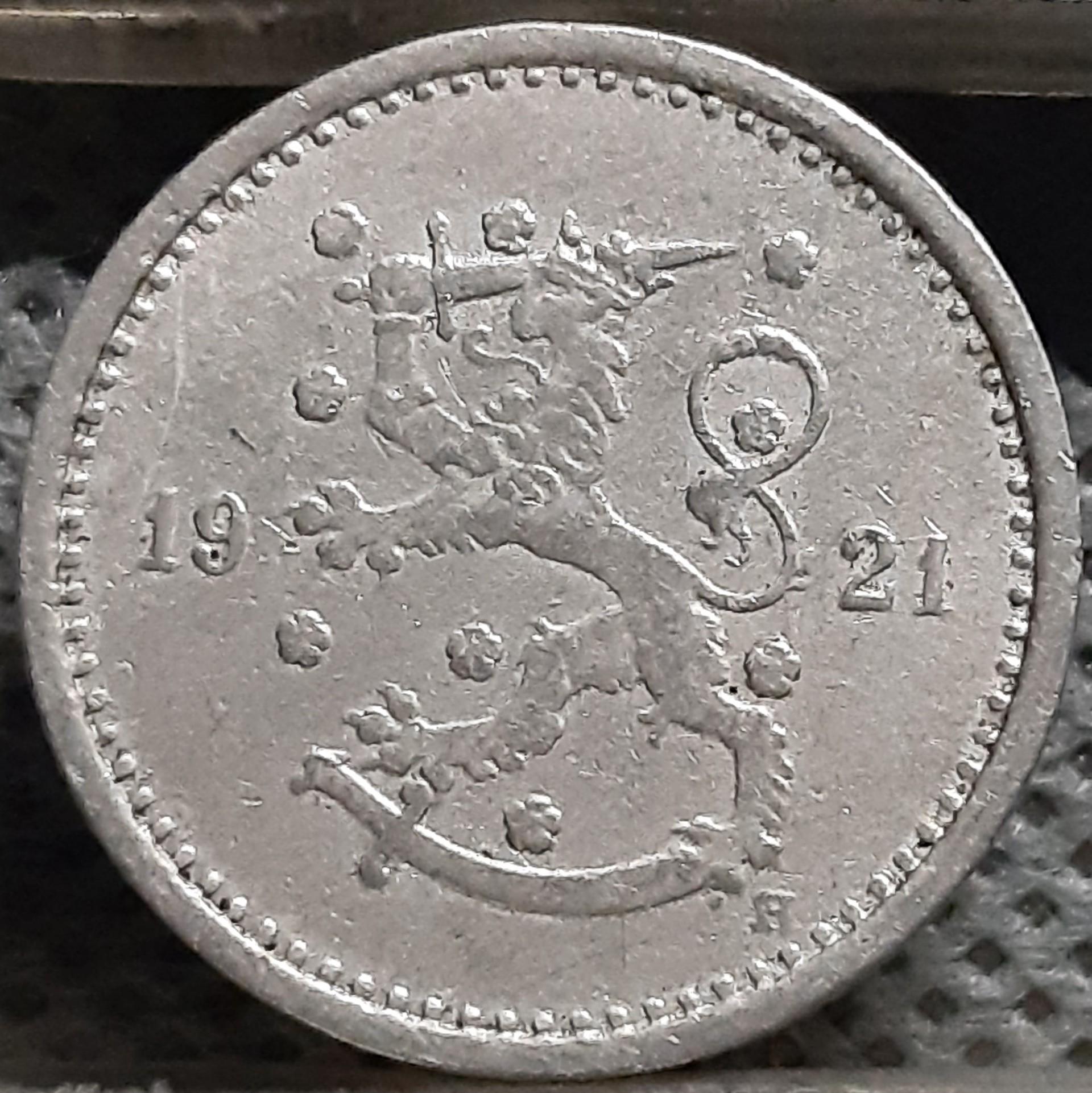 Suomija 50 Pensų 1921 KM#26 (1884)