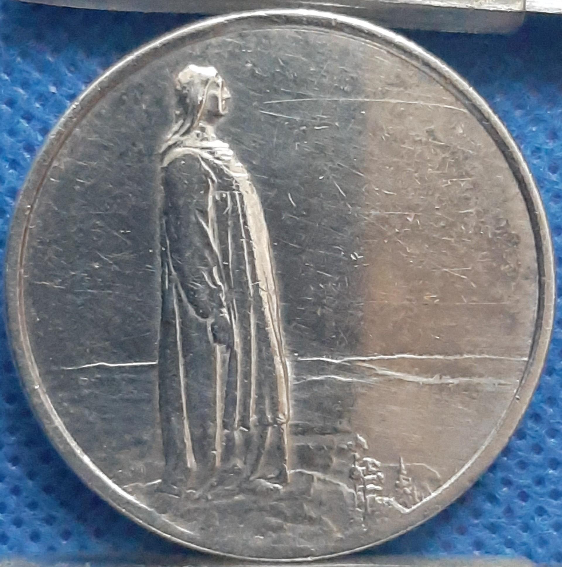 Norvegija 2 Kronos 1914 Proginė KM#377 (1732)