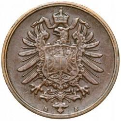 2 pfenigai, Vokietijos Imperija, 1874m.