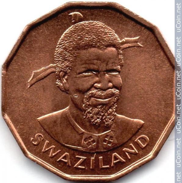 1 centas, Svazilendas, 1974m.
