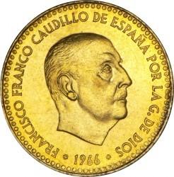 1 peseta Ispanija, 1966 