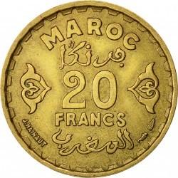 20 frankų Marokas, 1952m.
