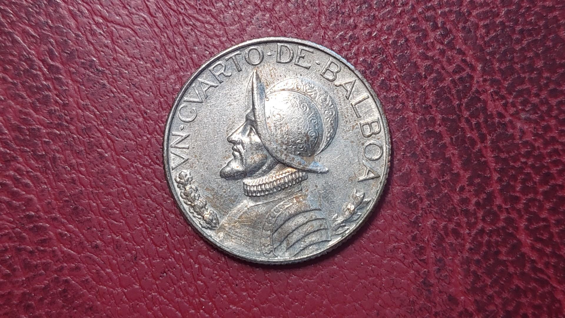 Panama ¼ balboa, 1970 KM# 11.2a
