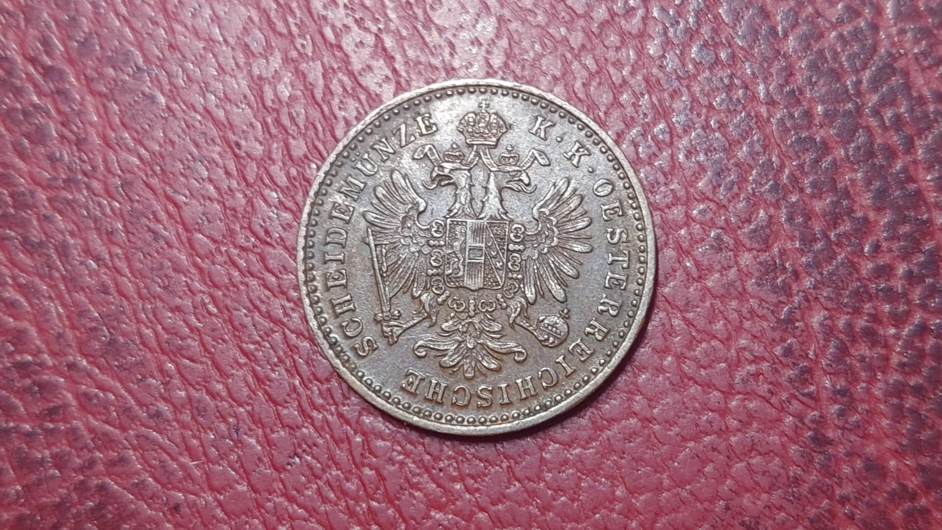 Austrija 1 kreiceris, 1881 KM# 2186