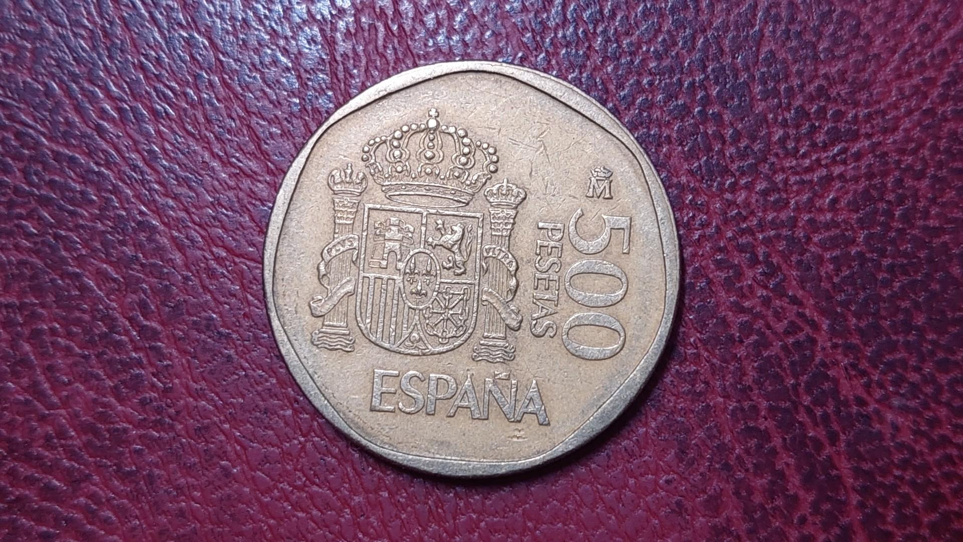 Ispanija 500 pesetų, 1988 KM# 831