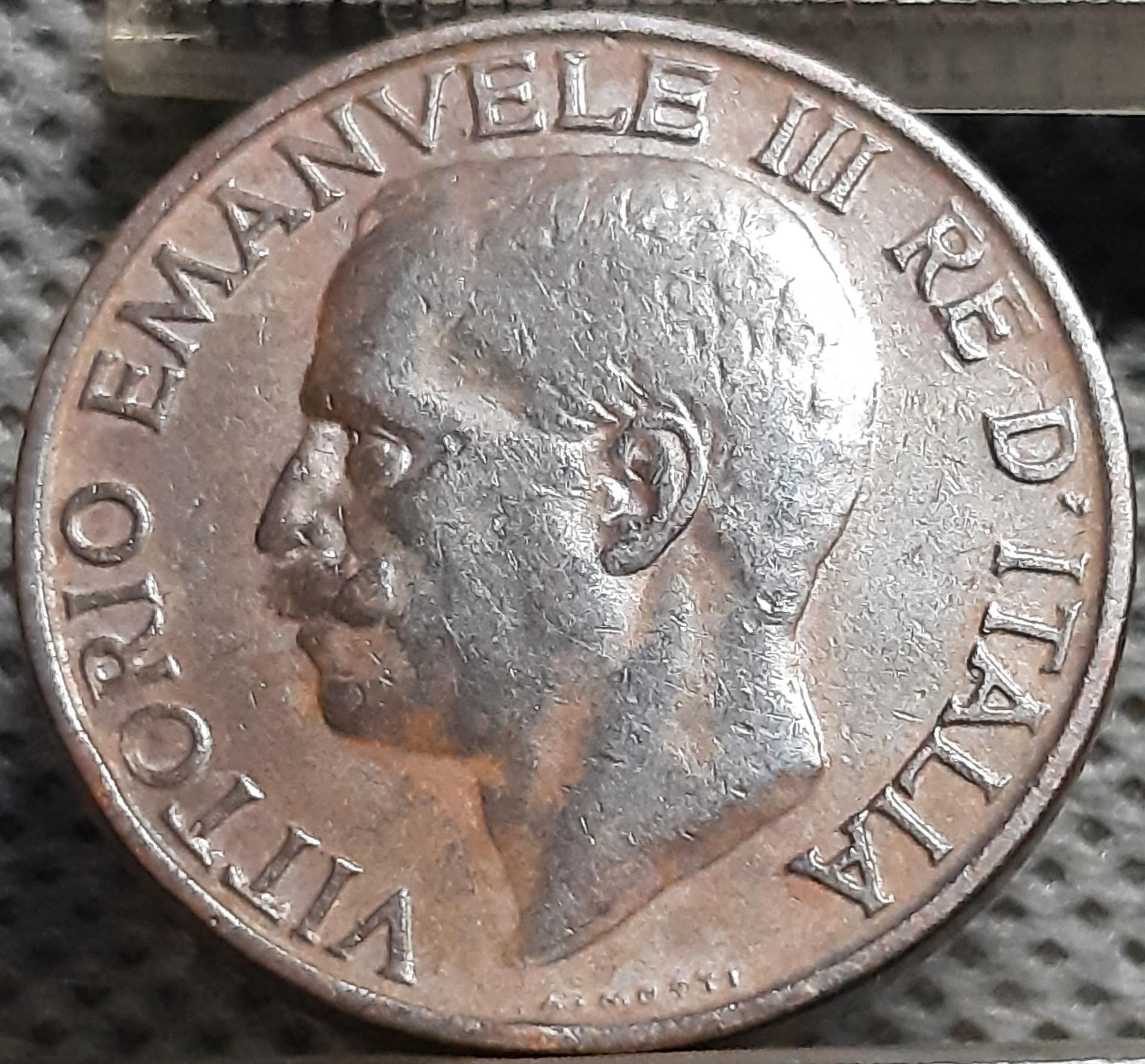 Italija 10 Čentezimų 1930 KM#60 Varis (2001)