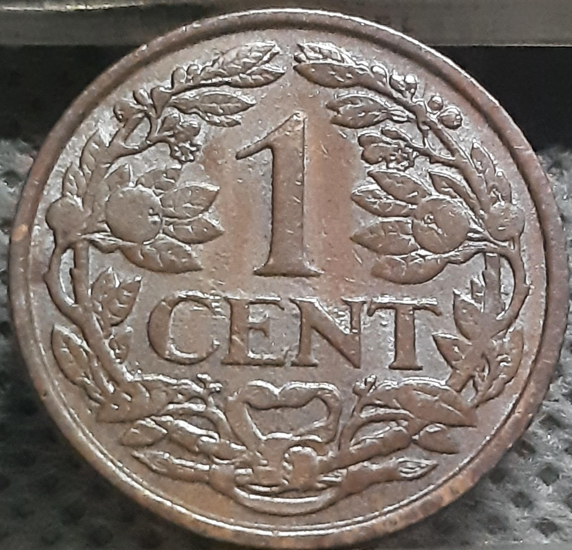 Nyderlandai 1 Centas 1930 KM#152 Bronza (2008)