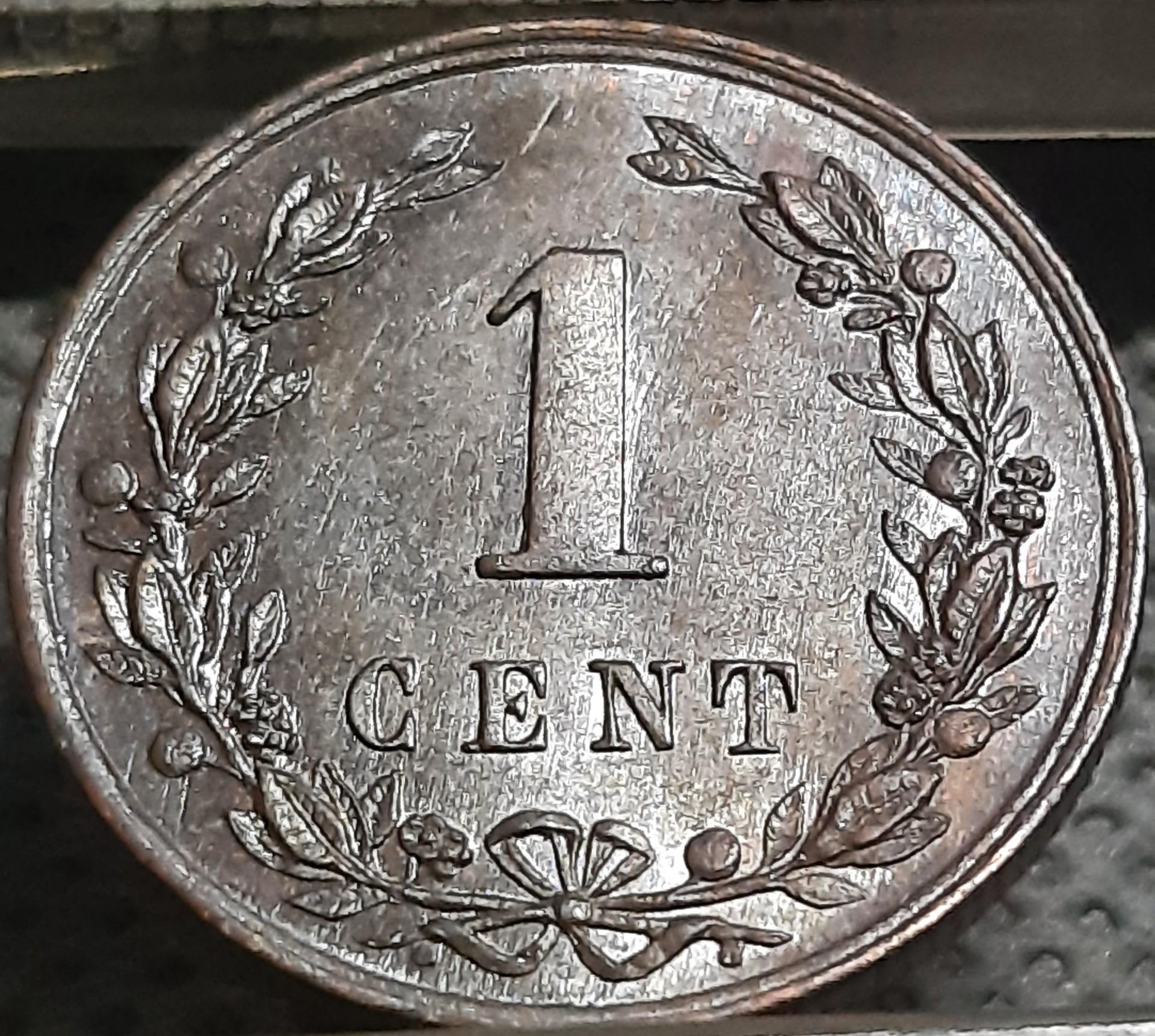 Nyderlandai 1 Centas 1878 KM#107 Bronza (2009)