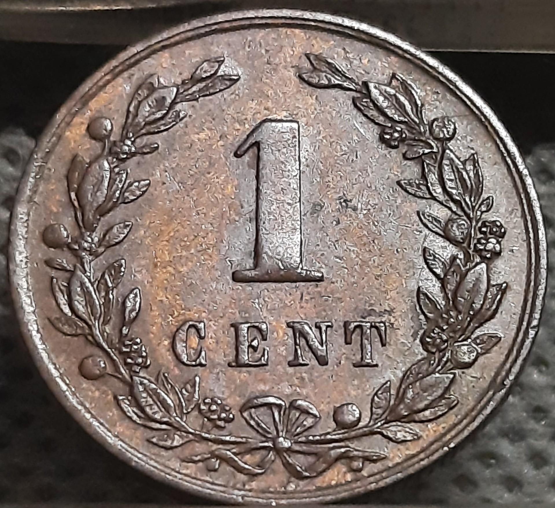 Nyderlandai 1 Centas 1878 KM#107 Bronza (2010)