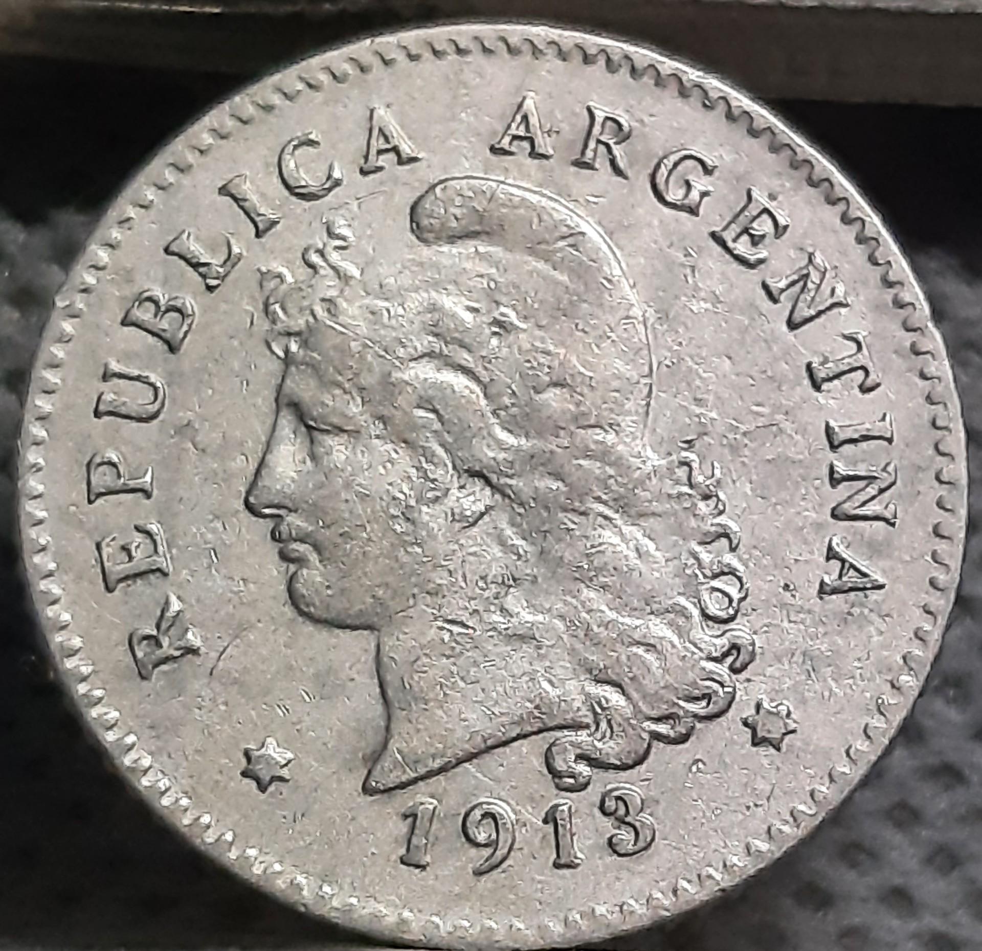 Argentina 10 Sentavų 1913 KM#35 (2016)