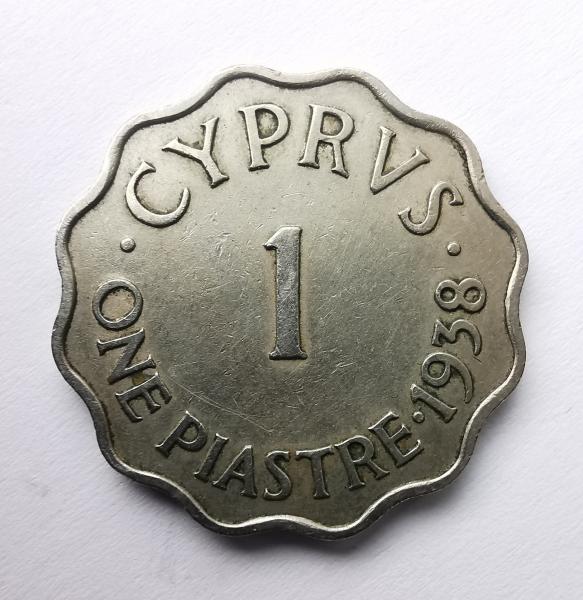 Kipras 1 Piastra 1938