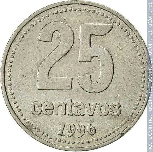 25 sentavai Argentina, 1996m. 