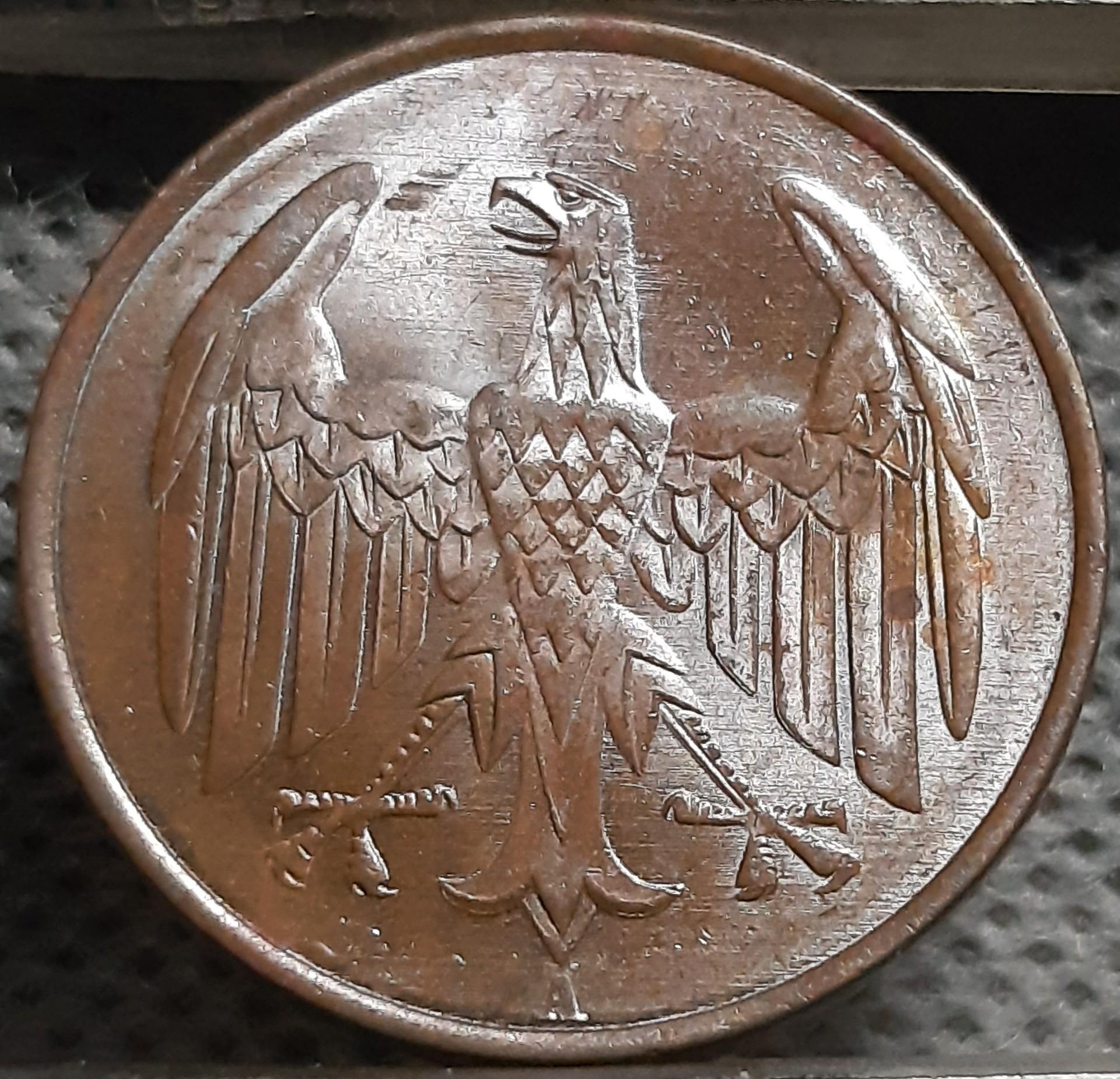 Vokietija 4 Reichspfenigai 1932 A KM#75 (2045)