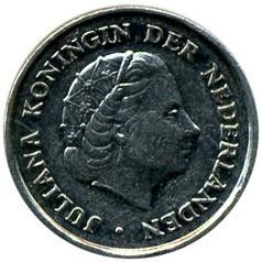 10 centų, Nyderlandai, 1971m.