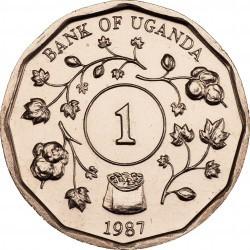 1 šilingas Uganda, 1987m.