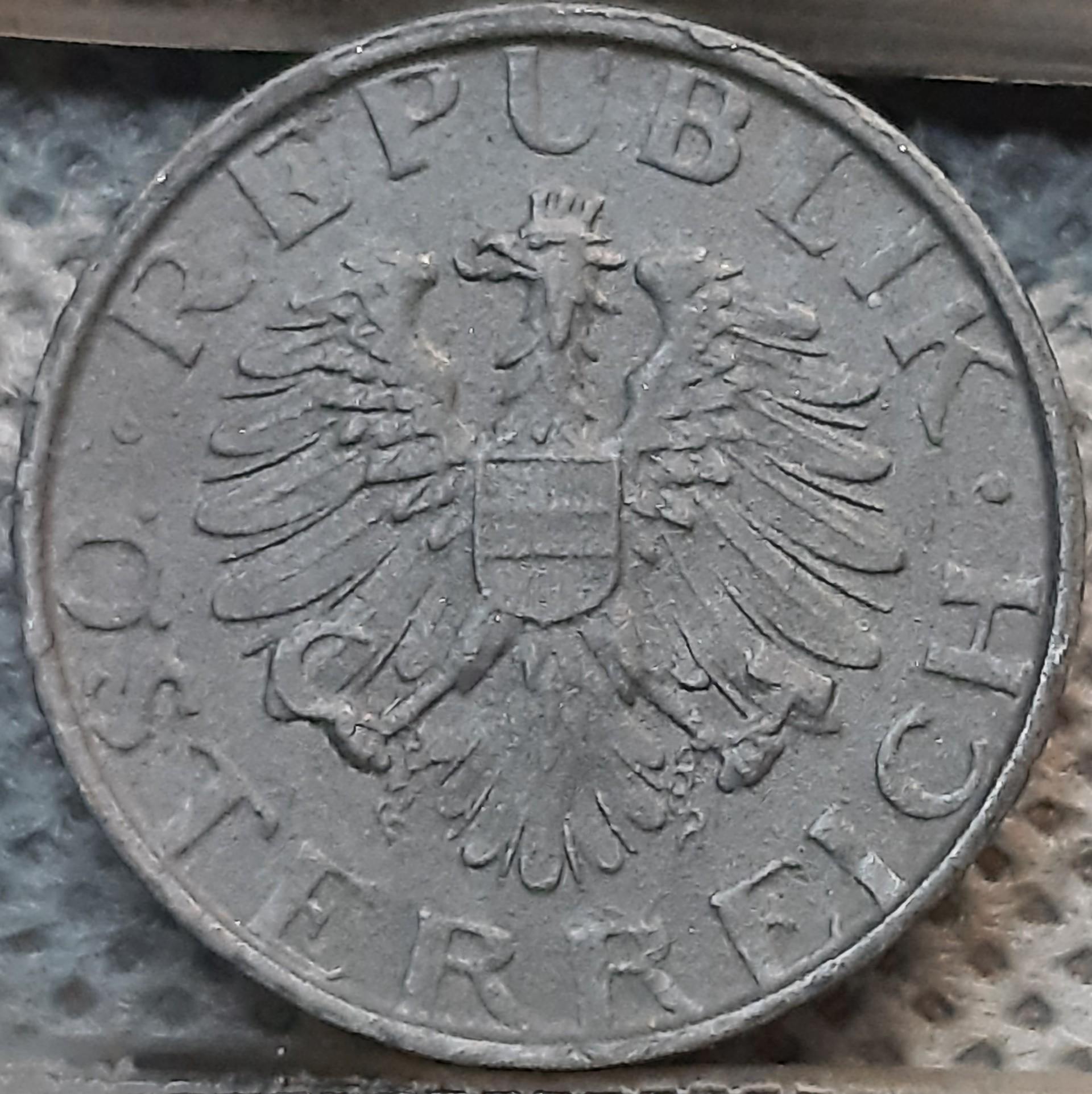 Austrija 5 Grošenai 1948 KM#2875 Cinkas (2164)