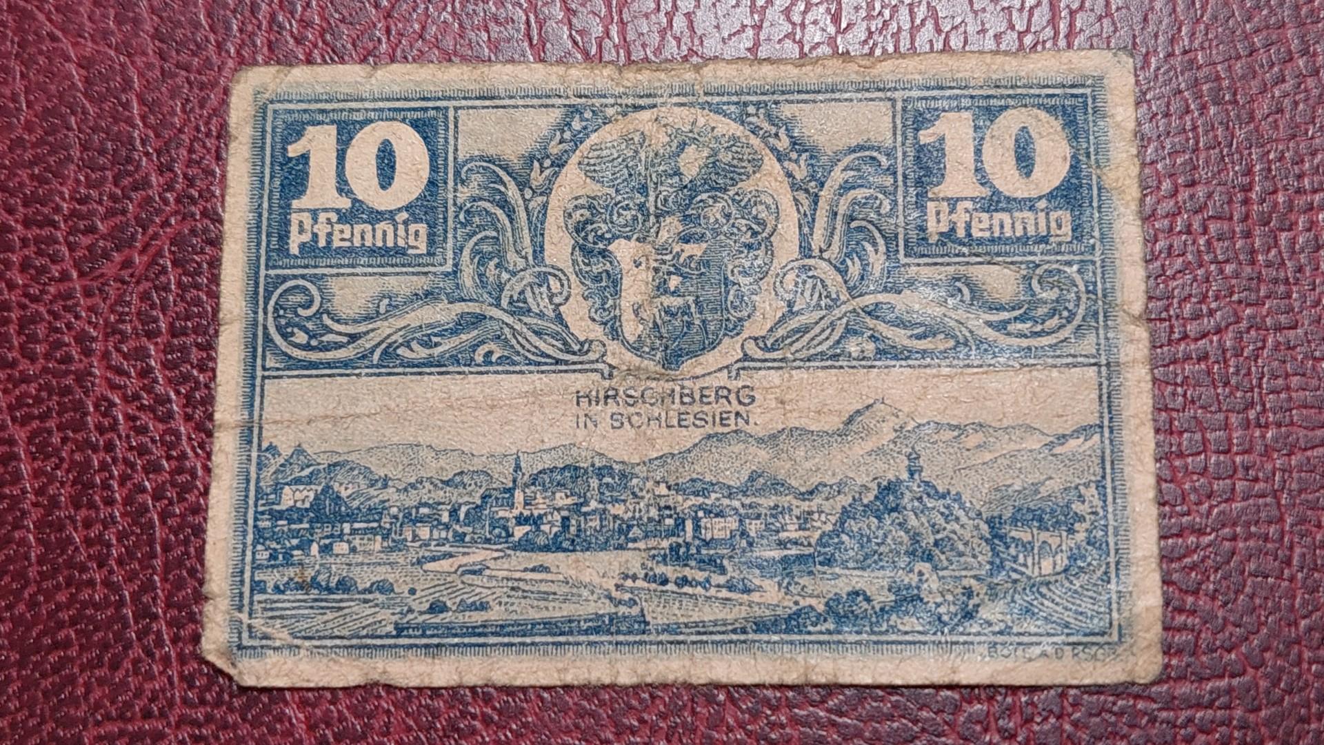10 Pfennig 1920.03.31 Hirschberg i Schles Notgeld