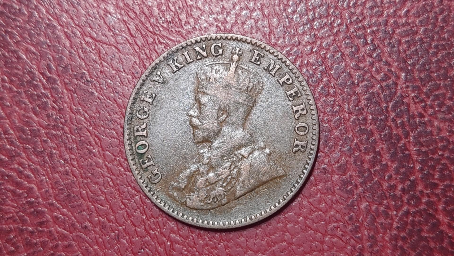 Indija - Britų ¼ anos, 1936 KM# 512 „•“ - Bombėjus