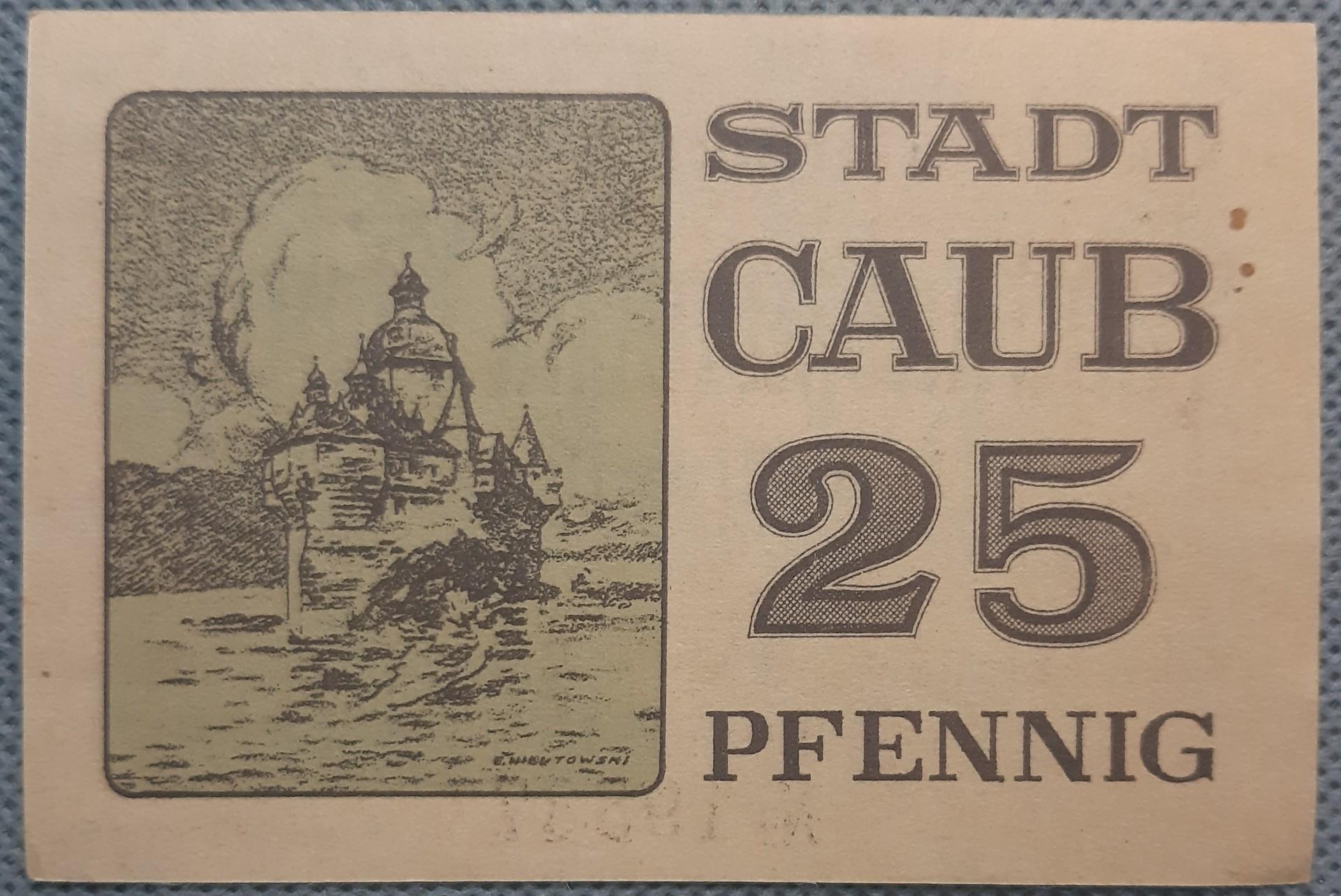 Vokietija 25 Pfenigai 1914-1924 N#295538 (2222)